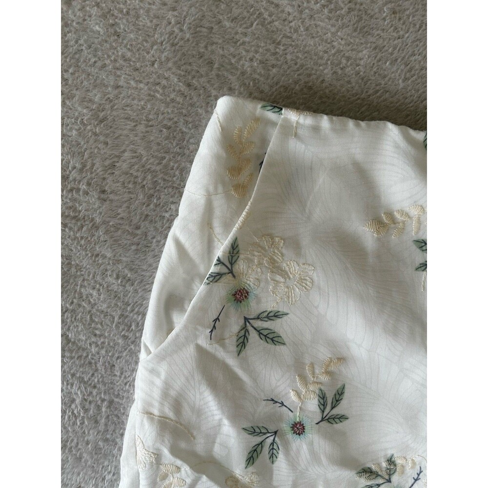 Kirious Los Angeles 2 Piece Shirts And Top Set Floral Embroidered Size Small - Picture 13 of 16
